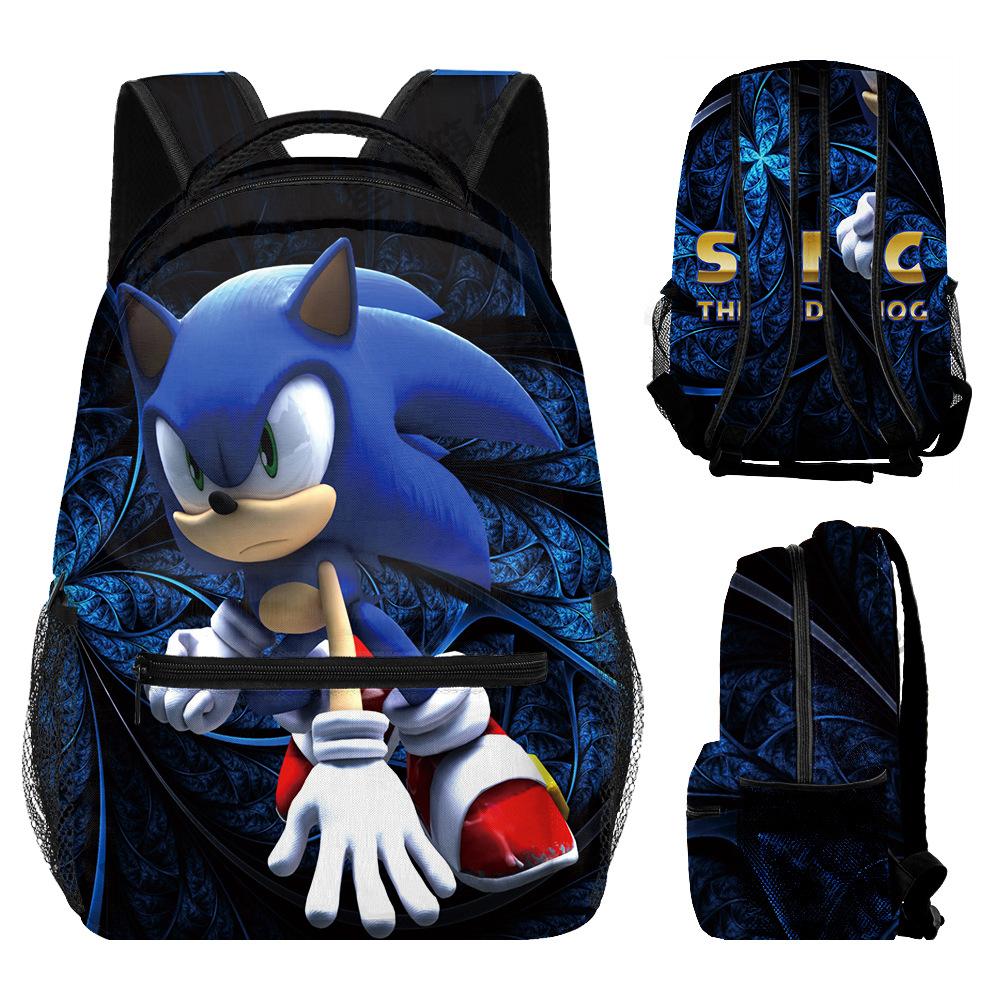 Source Backpack Sonic Primary And Secondary School School Bag Children'S Backpack Backpack Cartoon Bag