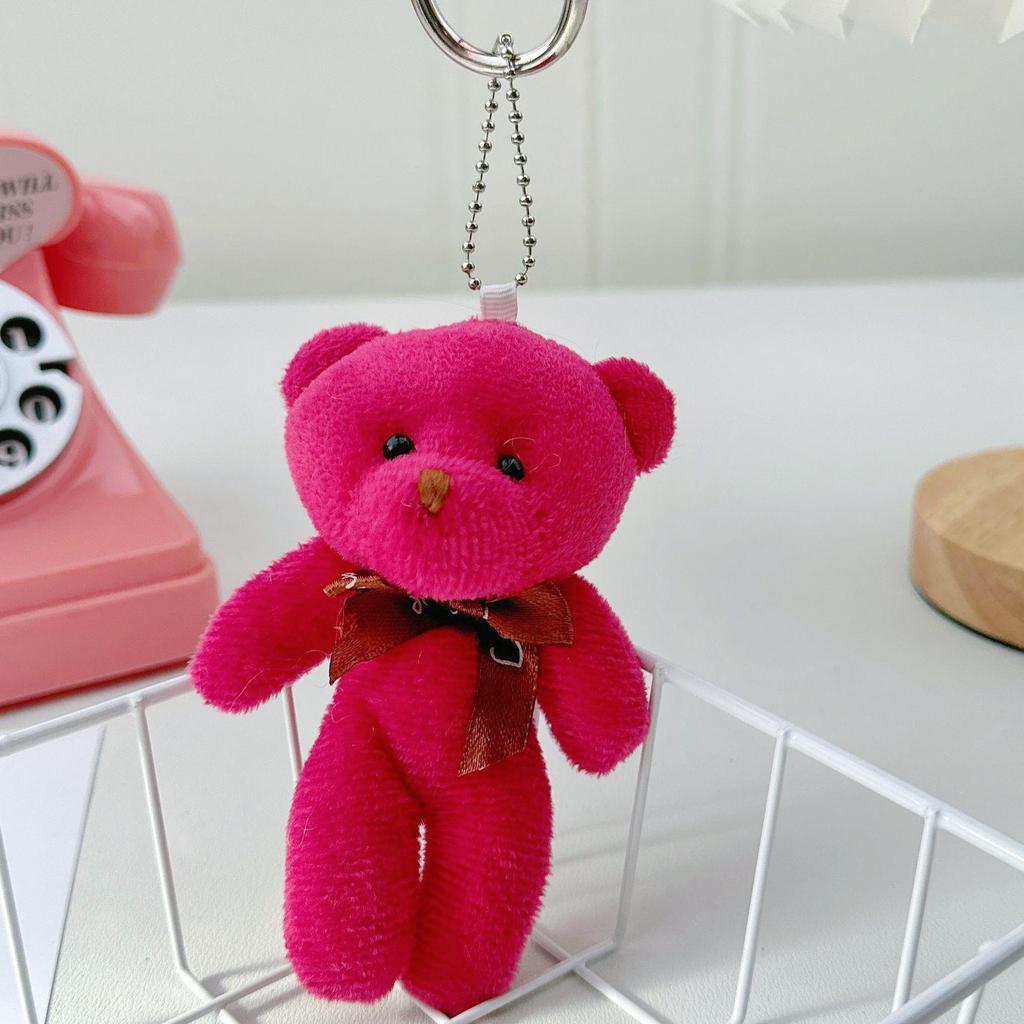 Teddy Bear Rag Doll Plush Pendant