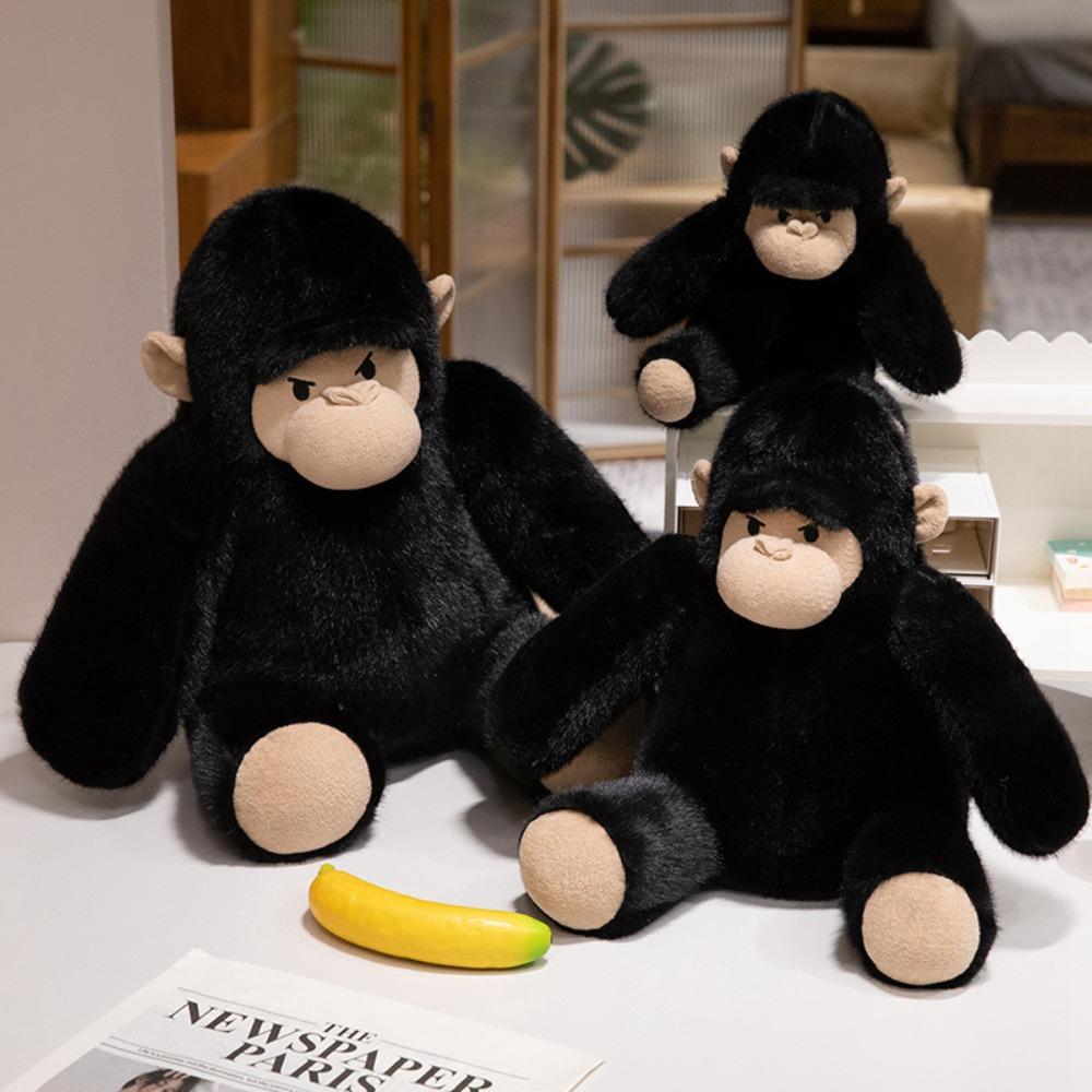 Stuffed Animal Plush Chimp Toy Ultra Soft Chimpanzee Plush Doll Stuffed Gorilla  Birthday Gifts