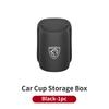 Úložný box do držáku na nápoje v autě Organizér na nápoje do auta Pro Peugeot 3008 5008 208 308 508 2008 408X 108 Kryt středové pokličky kola