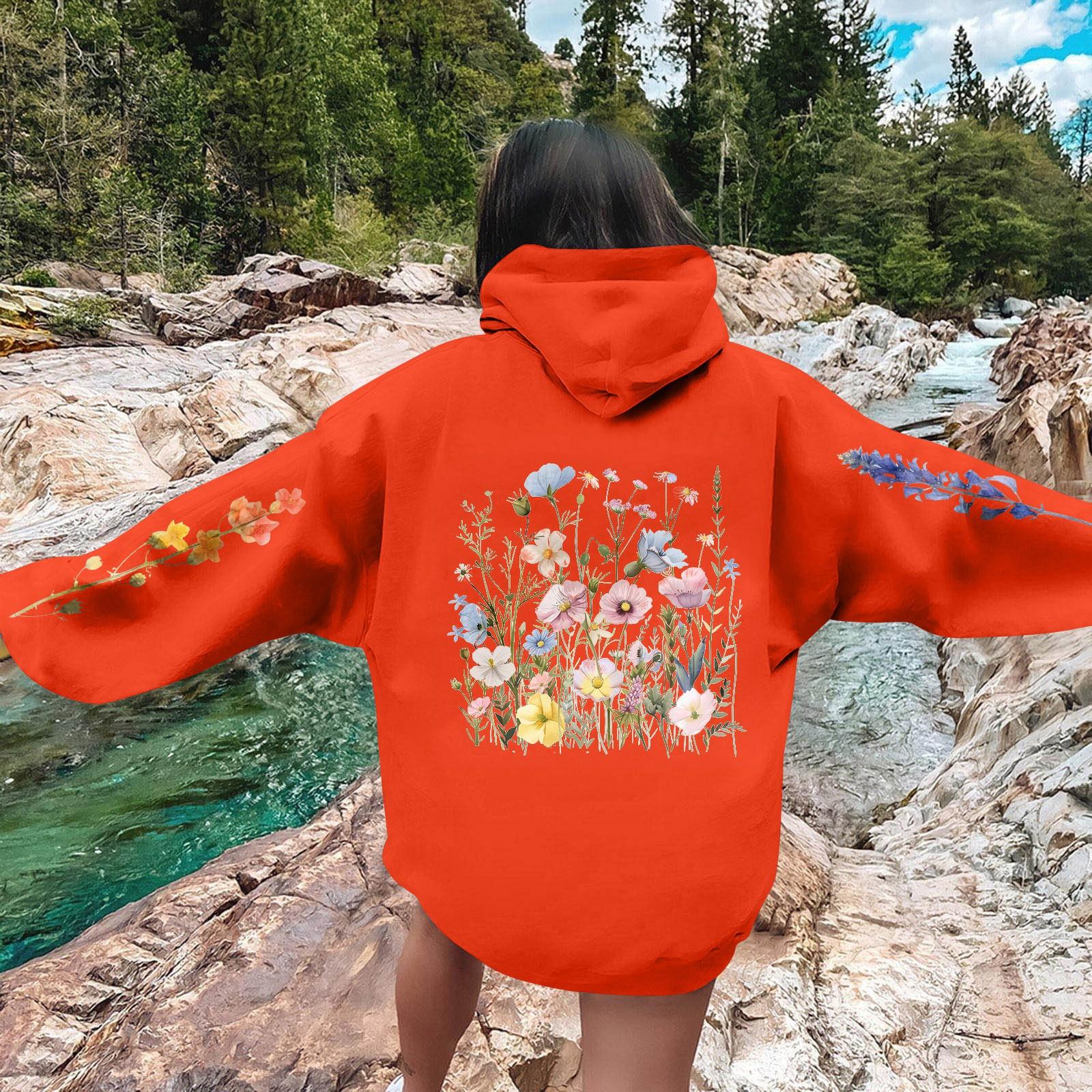 

Женские толстовки оверсайз, пуловеры, толстовки, флисовые свитера с длинными рукавами и карманами, зимне-осенние наряды XL шафрановый