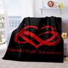 1PC Breast Cancer Awareness Pink Ribbon Throw Blanket Soft Comfortable All Seasons Perfect Sofa Office Travel Home Gift Idea