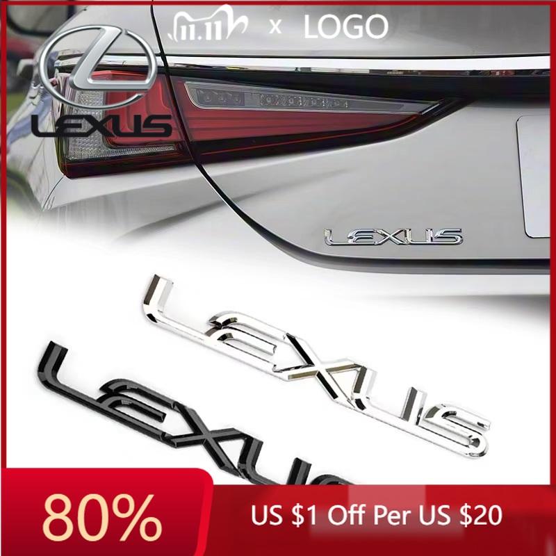 2026 Autocollants Intérieurs Chauds ABS Badge Emblème de Coffre Arrière de Voiture Autocollant Pour Logo Lexus ES300 IS300 IS350 ES250 ES350 IS250 CT200H GS3