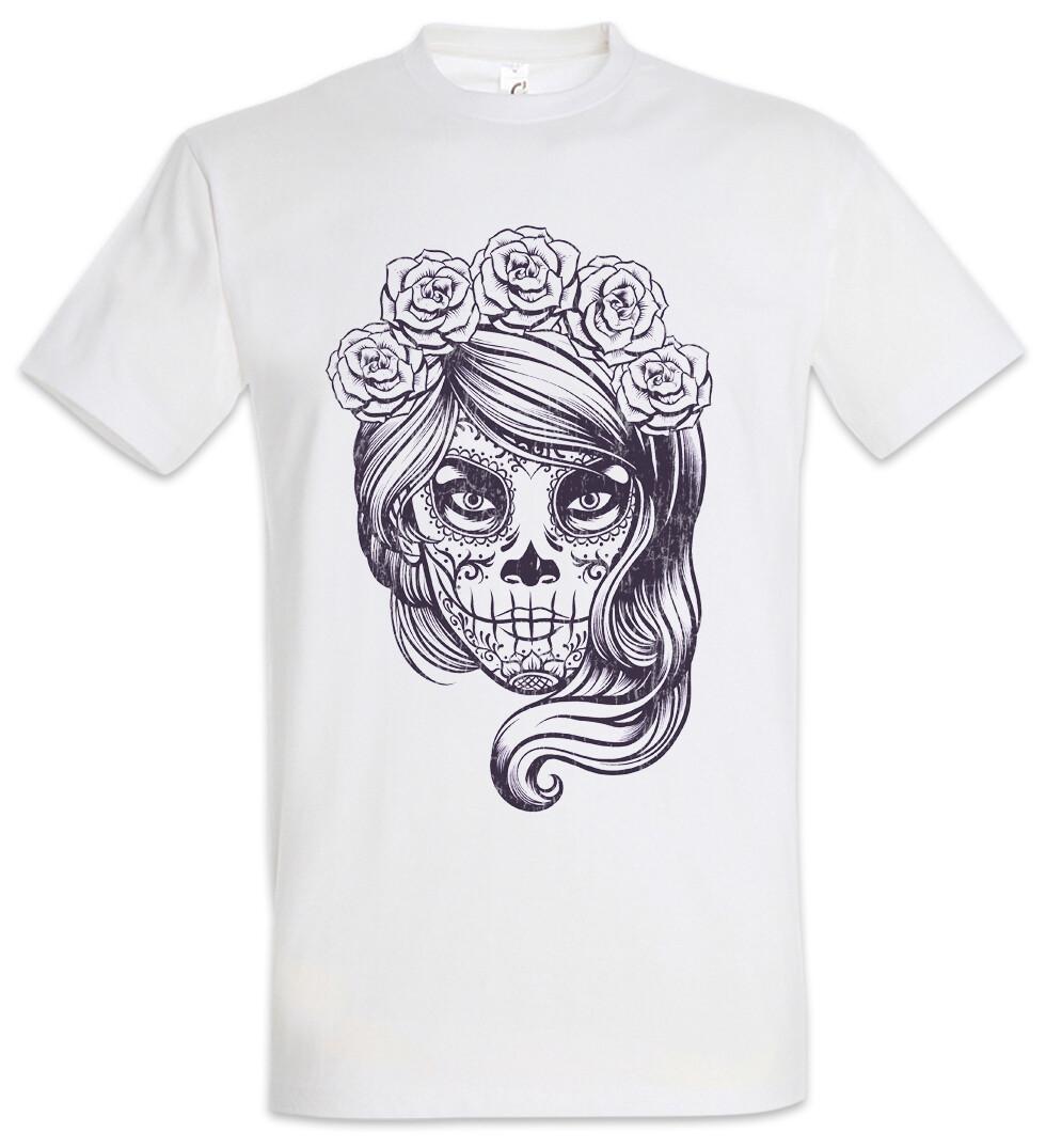 Dia de Muertos III T-Shirt Gang Latino Mexico Sugar Latin Sugar Tattoo Skull XXL