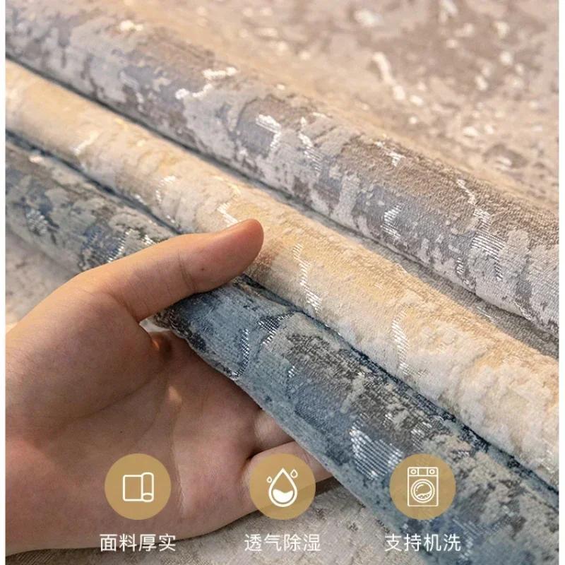 Solid Color Light Luxury Style Sofa Cushion New All-season Universal Backrest Towel Nordic Sofa Cover Cloth Cushion Couch