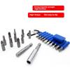 Screwdriver Bit Set 25mm Phillips Flat Hexagonal bits Magnetic