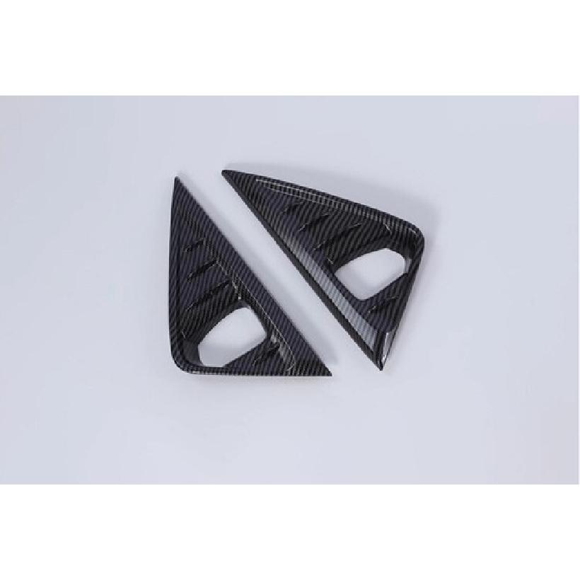 Carbon Fiber Exterior Front Fog Light Frame Trim For Toyota Alphard 2015-2022<