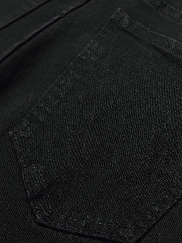 ZAFUL Broken Heart Pattern Zippered Jeans