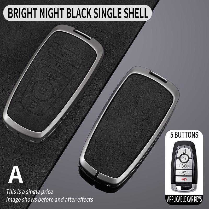 Ford Key Case: Compatible with Mondeo, Electric Horse, Edge, Raptor, Mustang Mach-E, Bronco - Shell Bag Buckle