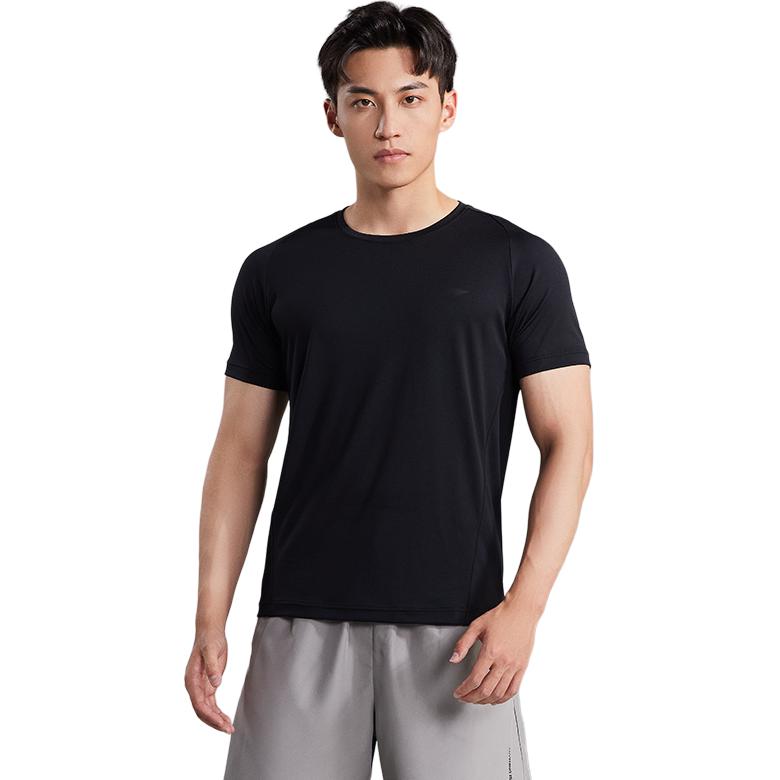 Li-Ning Printed Cotton Round Neck Short Sleeve Quick Dry Loose Cuff Pants Casual Sports Suit Unisex Suit AHSU969-2+YYKU111-1