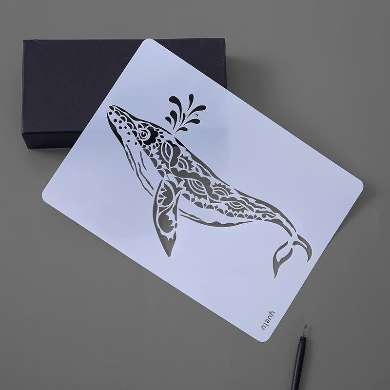 Leaves DIY Layering Stencils Wall Painting Scrapbook Coloring Embossing Album Decorative Card Template