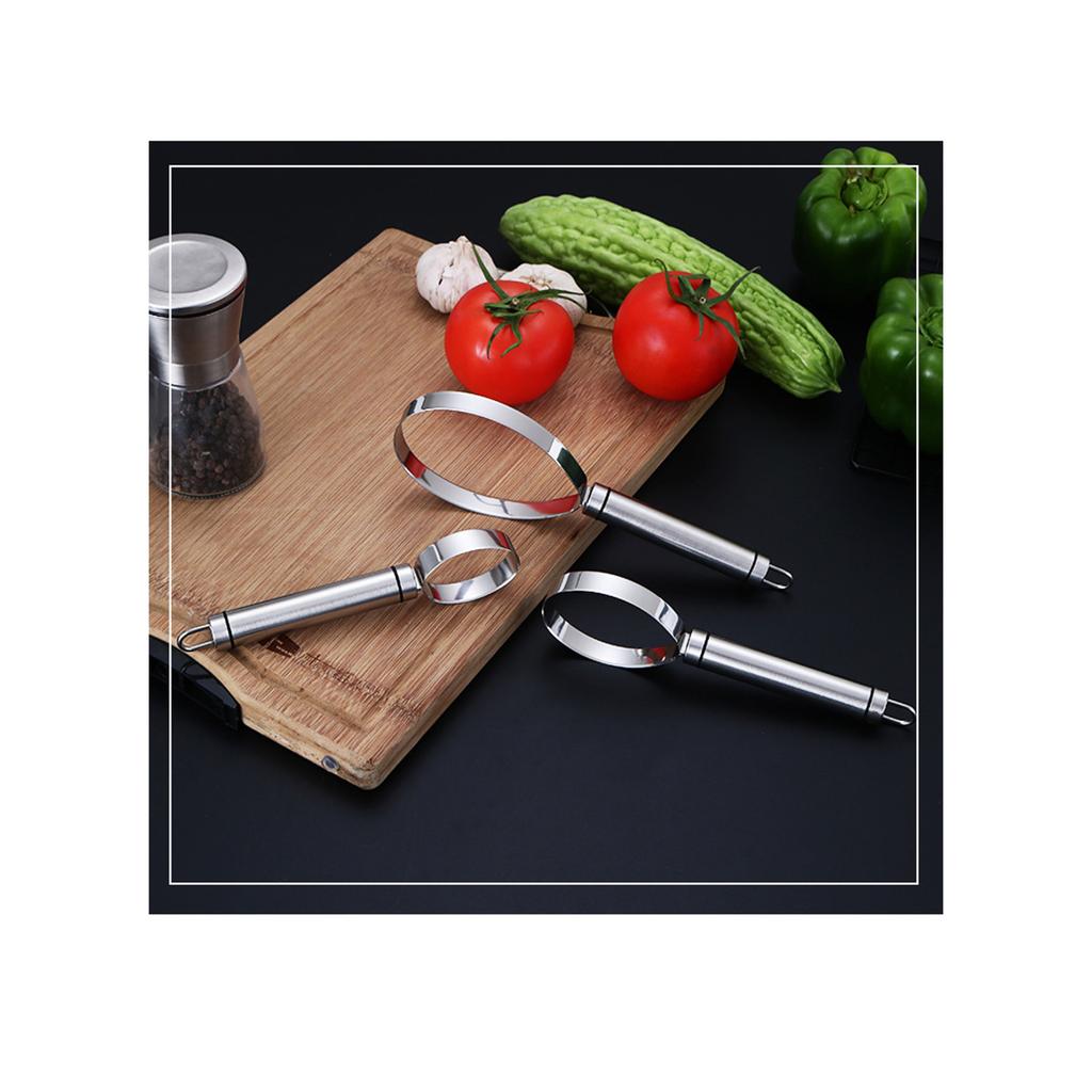 Fruktmassaseparator tillverkad av 304 rostfritt stål, används för att gräva frukt och ta bort kärnfruktverktyg