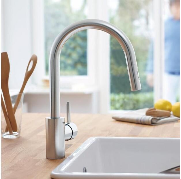 Grohe Concetto Mixer Steel 31483DC2