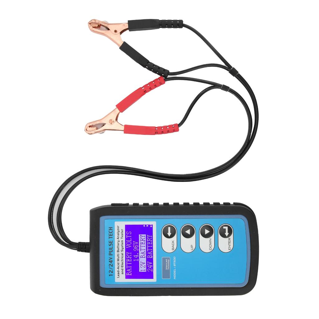 12V 24V Battery Tester BT500 Cranking and Charging System Analyzer for CCA DIN IEC EN JIS