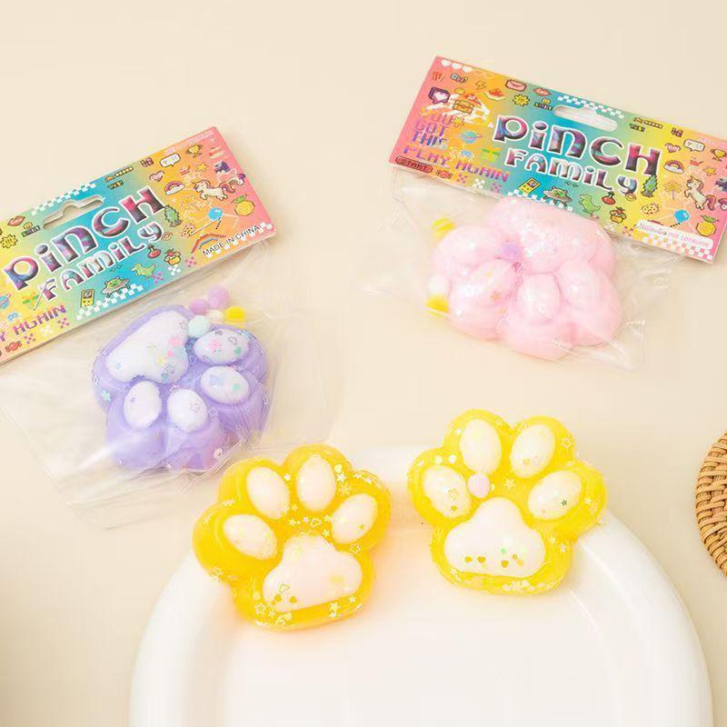 Dopamine Cat Paw Squishy Toy: Slow Rebound Handmade Decompression Art
