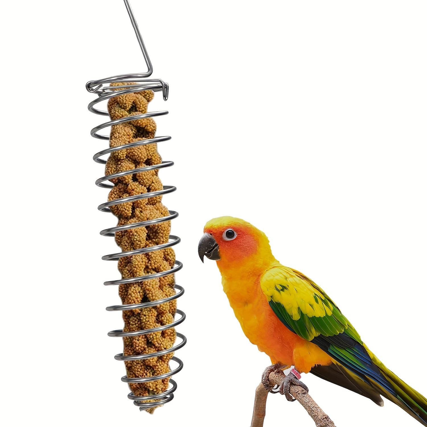 

Stainless Steel Bird Feeder - Durable Parrot Snack and Seed Container, Suitable for Budgerigars, Cockatiels, African Greys, Peacock Parrots, Parrots 1pc