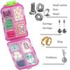 1pc 10-compartment Pill Case Portable Travel Pill Organizer Pocket Pill Box Dispenser Vitamin Fish Oil Medicine Box
