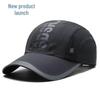 Gorra de Running Ligera de Secado Rápido para Hombre - Transpirable, Protector Solar, Estilo Veraniego, Ajuste Grande
