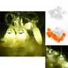 Halloween String Led Lights Pumpkins Spiders Skeleton Window Decor Lights Fairy