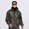 Autumn and Winter Men's and Women's Same Jacket Leather Jacket American Retro Lapel Jacket PU