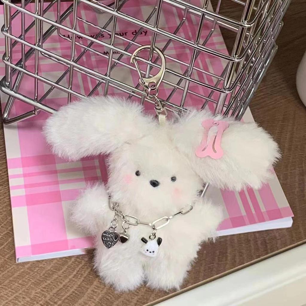 Little Red's Cute Rabbit Plush Backpack Keychain