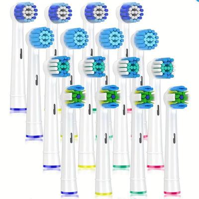 4Pcs Replacement Toothbrush Heads Compatible with Oral-B Braun Professional Electric Toothbrush Heads Brush Heads