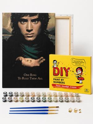 Painting By Numbers Pictures To Paint - Frodo With Ring 40X50