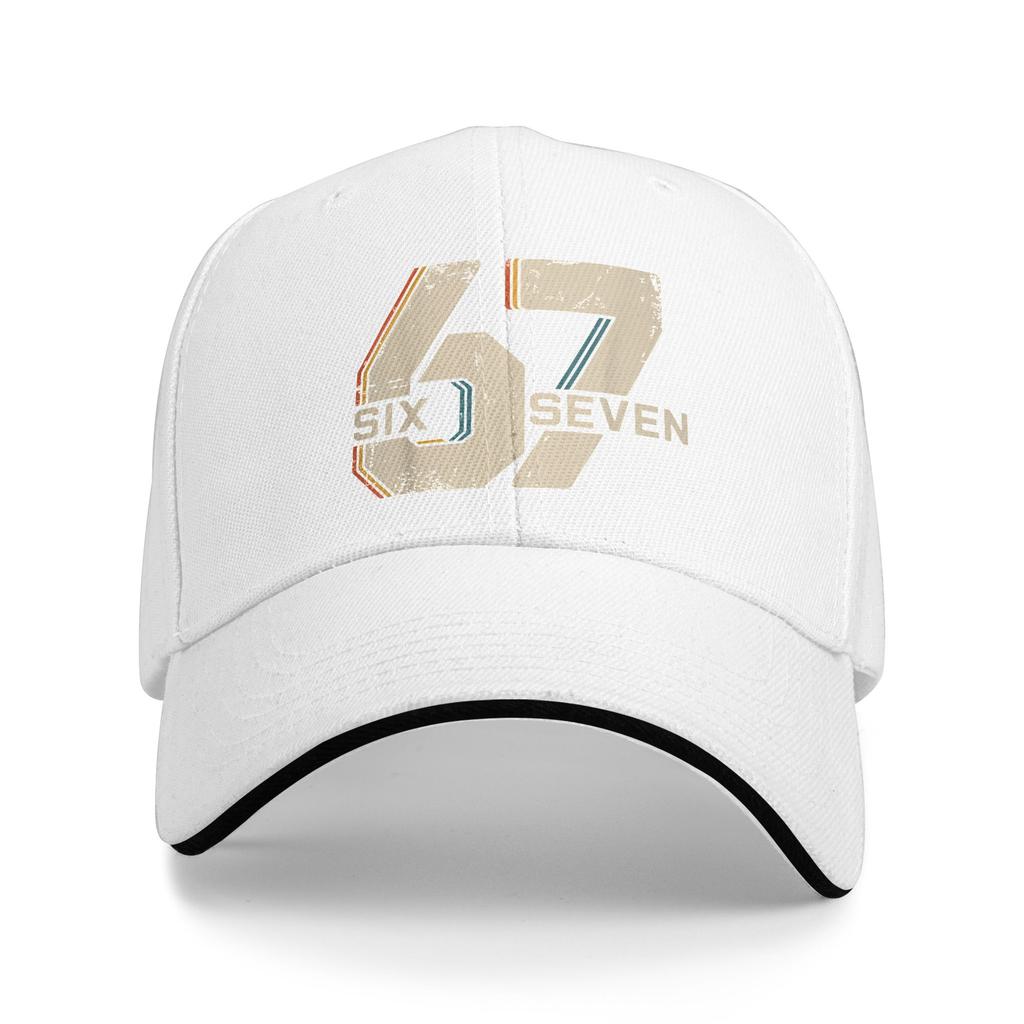 Summer Casual Baseball Cap 67 Six Seven Meme 67 Running Hippie Trucker Hat For Unisex-Teens Dropshipping  Stylish Baseball Caps