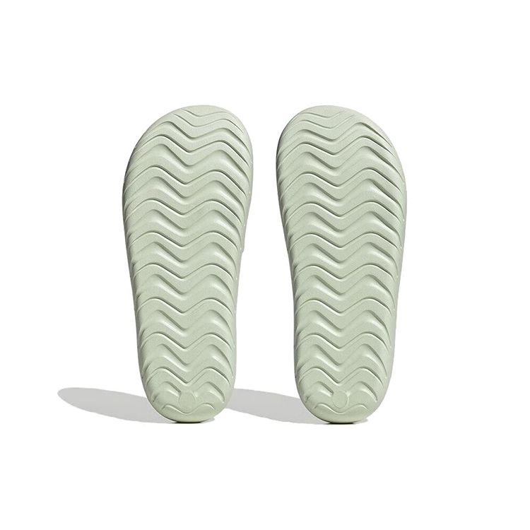 adidas Adicane Logo Unifarbene Gummisohle Badeschuhe Unisex Sandalen Grün IE0159