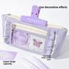 Cute Dual Butterfly Star Window Organizer With Durable Fabric For School Supplies