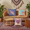 Nordic Boho Sun Leopard Palm Cushion Cover Bedroom Sofa Decorative Home Car Portable Cushion Cover With Zipper Soft Pillowcase