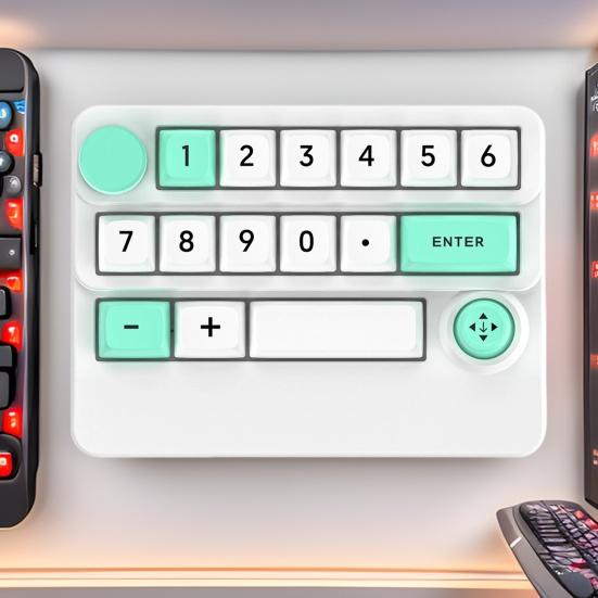 3 Modes Mini Wireless Keyboard with RGB Backlit Macro Programmable 15 Key Hot-swap DIY
