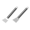 Stainless Steel Cleaning Shovel Kitchen Tool with Hanging Holes Easy To Use Reusable Rust-Resistant Ice Thawing Scraper for Cafe Restaurant Bakery