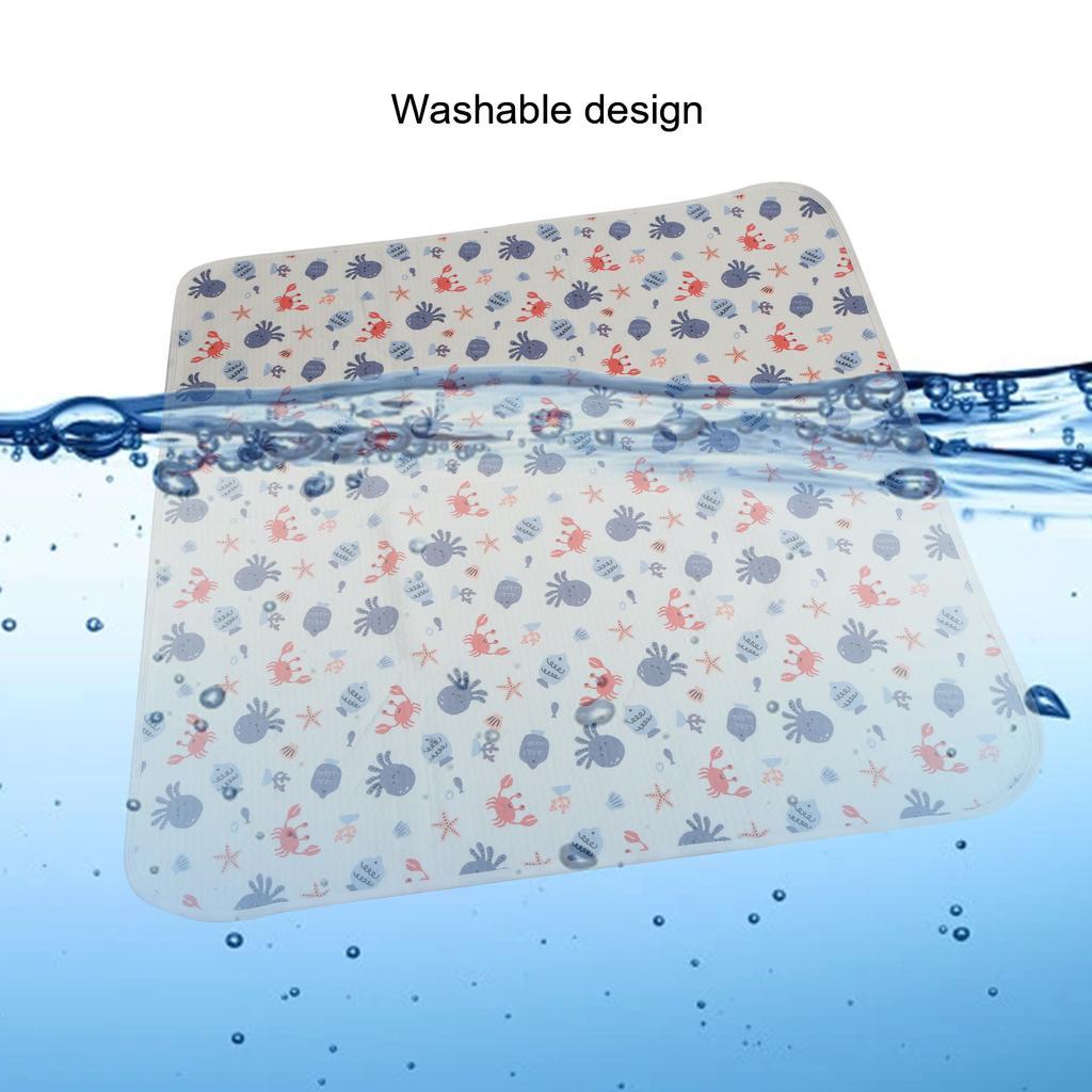 Waterproof Changing Pad Liner Washable Breathable Cotton Diaper Changing Pad 80 0cm