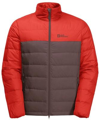Bunda Jack Wolfskin Ather Down Jacket Pánská červenohnědá