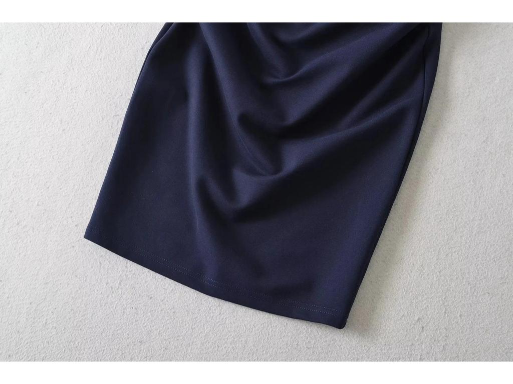 Feng Dian Mei Ku Herbst 2025 Faltenrock mit hohem Bund, sexy Schlitz für Damen - Europäischer & Amerikanischer Stil