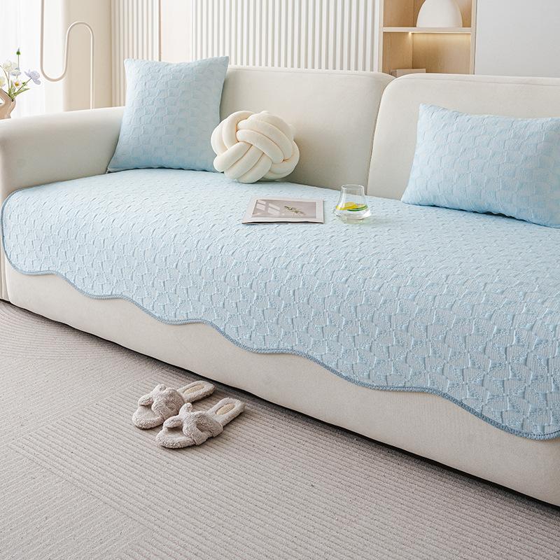 New Summer Sofa Mat Cushion Modern Simple Cool Sofa Cover Irregular Sofa Cushion