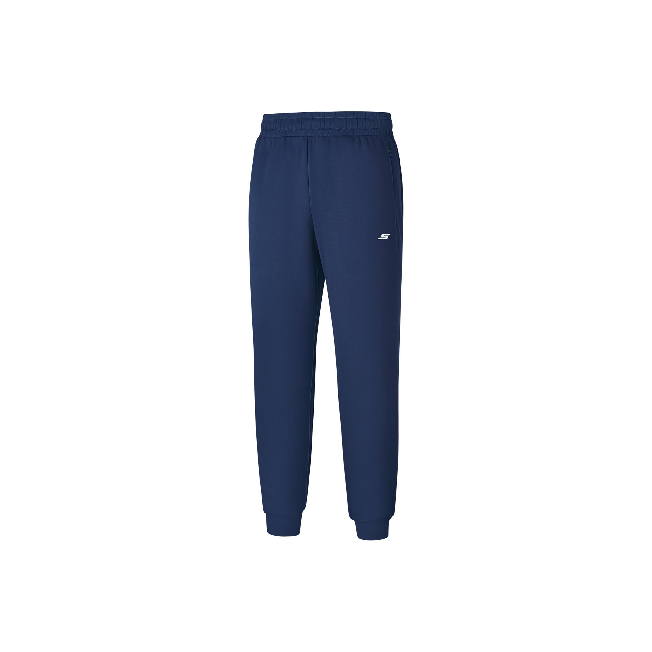 Skechers Warm Moisture-Wicking Quick-Dry Comfortable Loose Fitness Running Knit Sports Pants Men Bottoms P425M205-02MZ M