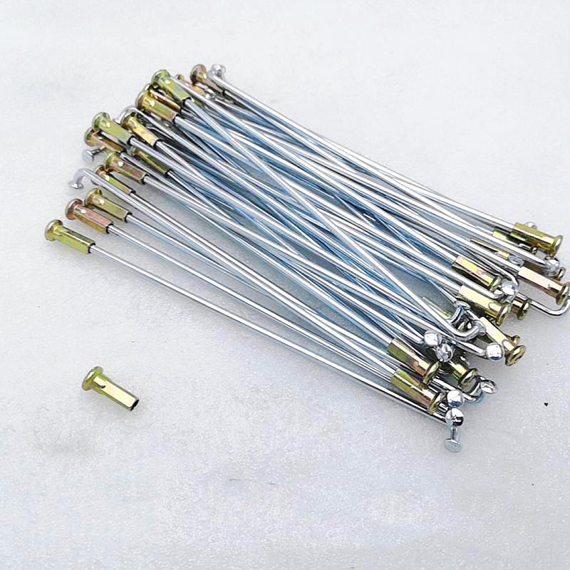 36pcs/lot Off-road motorcycle spoke 8G spoke galvanized steel wire diameter 3.0/3.5/3.8/4.0mm long 145-190mm