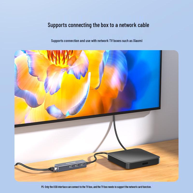 ShanZe USB To Ethernet Hub RJ45 Network Adapter for Laptops
