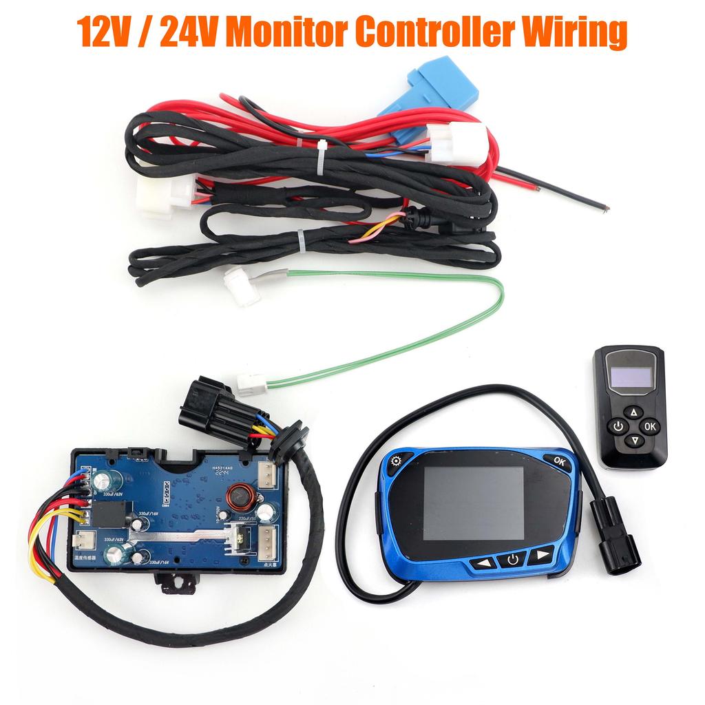 Aquecedor a Ar Diesel 12V 24V 2KW 3KW 5KW 8KW Monitor LCD Interruptor Painel de Controle Placa Remota Placa Mãe Para Carro Caminhão Camper
