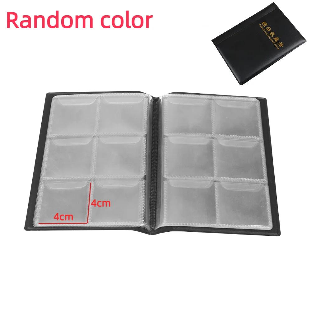 60 Pockets Coin Holders Collecting Album Storage Coin Collection Supplies Book Currency Holder Collecting Album Random Color