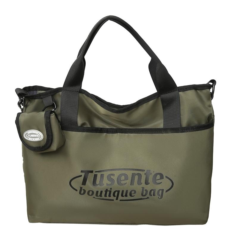 Women's Messenger Bag Letter Print Student's Large Capacity Shoulder Bag Men's Handbag