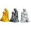 3D Printed Mother and Daughter Figurine, Mom And Daughter Hugging Statue, Loving Sculpture Heartfelt Home Decor Gift for Mother's Day Christmas or