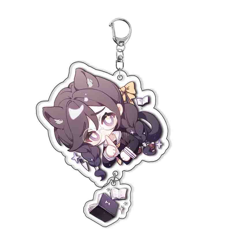Anime Game Danganronpa: Trigger Happy Havoc Acrylic Keychain Saihara Shuichi Keyring Pendant Accessories Ornament Gift Kid