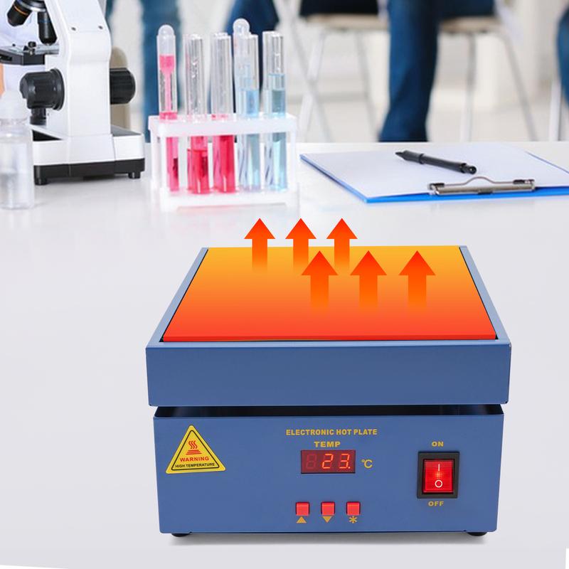 800W Electronic Soldering Hot Plate Preheat Soldering Station Welder Hot Plate LCD Display 20x20cm