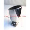 Automobile Muffler Modified Tail Pipe Stainless Steel Silver Large Caliber 114 Universal Tail Throat Oblique Exhaust Head Slight