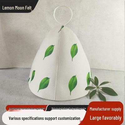 Fashionable Printed Sauna Felt Hat for Hair Drying