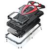 Metall-Panzerhülle für IPhone 17 Pro Max IPhone 16 Pro Max 13 14 15 Pro Stoßfeste Heavy Duty Defender Hülle