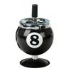 Stylish Metal Ashtray Billiards   Shape Large Capacity Windproof Ashtray for Indoor Outdoor Use